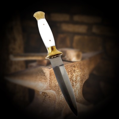 Dagger with white handle (Athame)