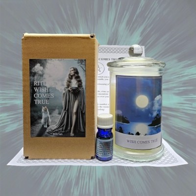 Wish comes true candle English